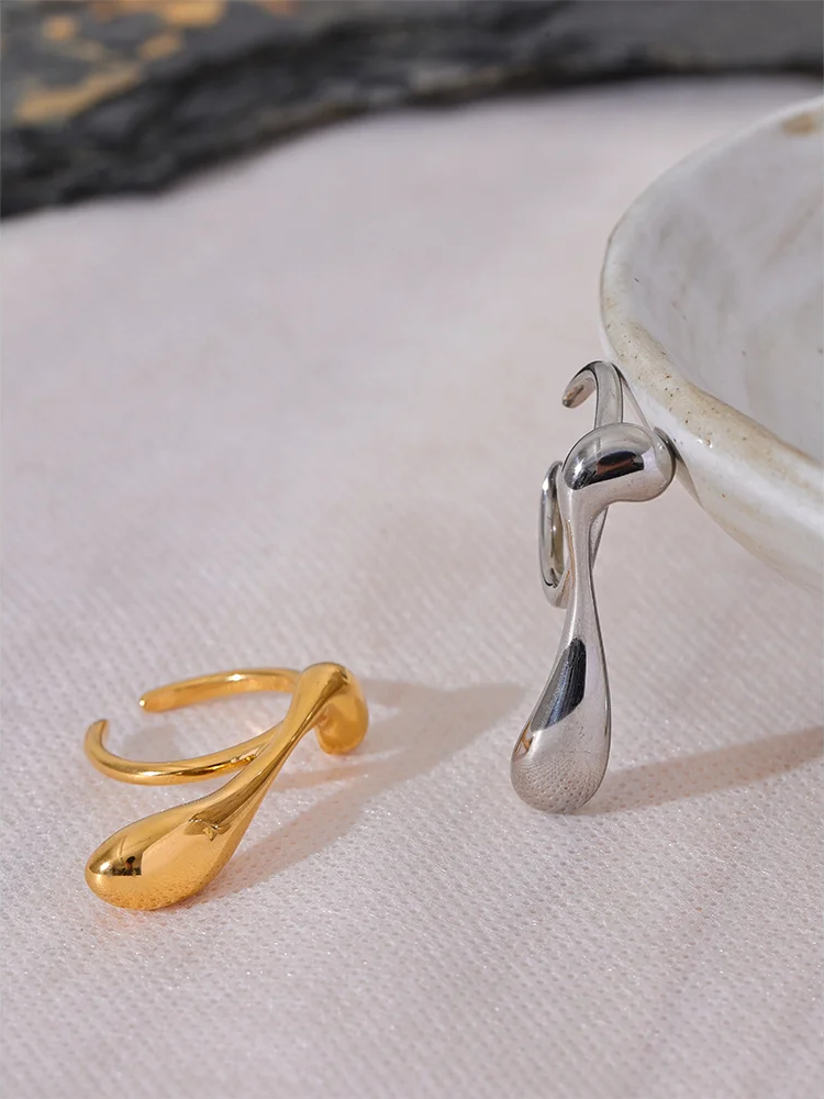 Modern open personalized fashion ring - product image