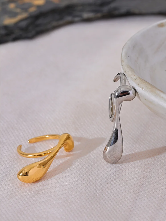 Modern open personalized fashion ring - product image