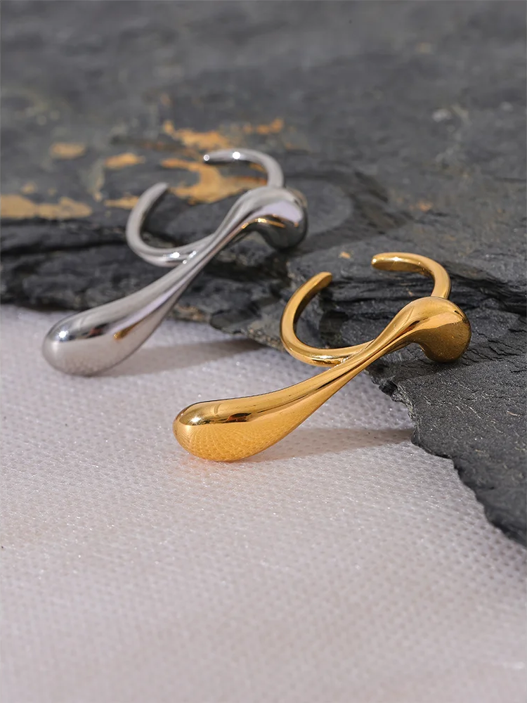 Modern open personalized fashion ring - product image