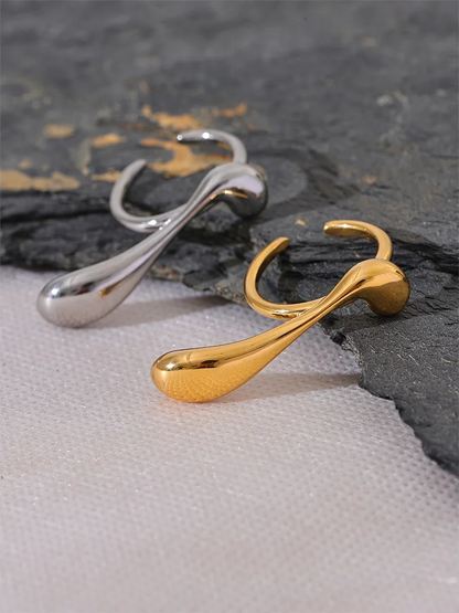 Modern open personalized fashion ring - product image