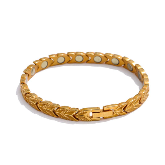 Modern waterproof stainless steel chain bracelet - product image