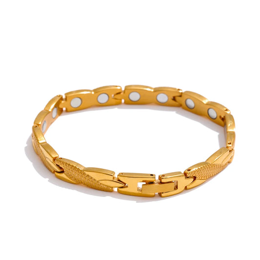 Modern waterproof stainless steel chain bracelet - product image