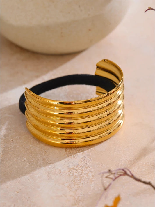 Multi layer hairbands hairpin glossy arch hair accessories - product image