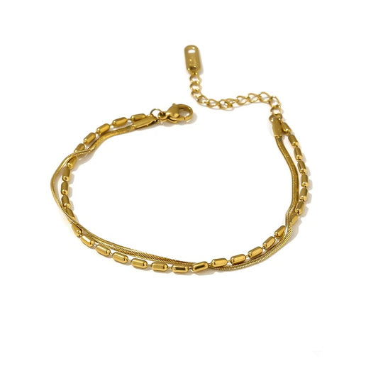 Multi-layer modern charm bracelet for women - product image
