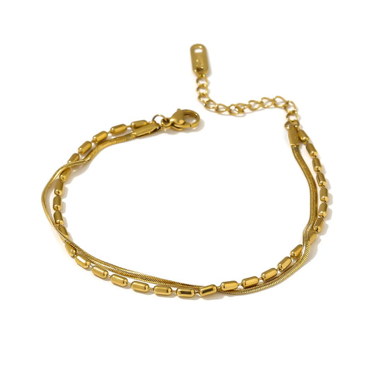 Multi-layer modern charm bracelet for women - product image