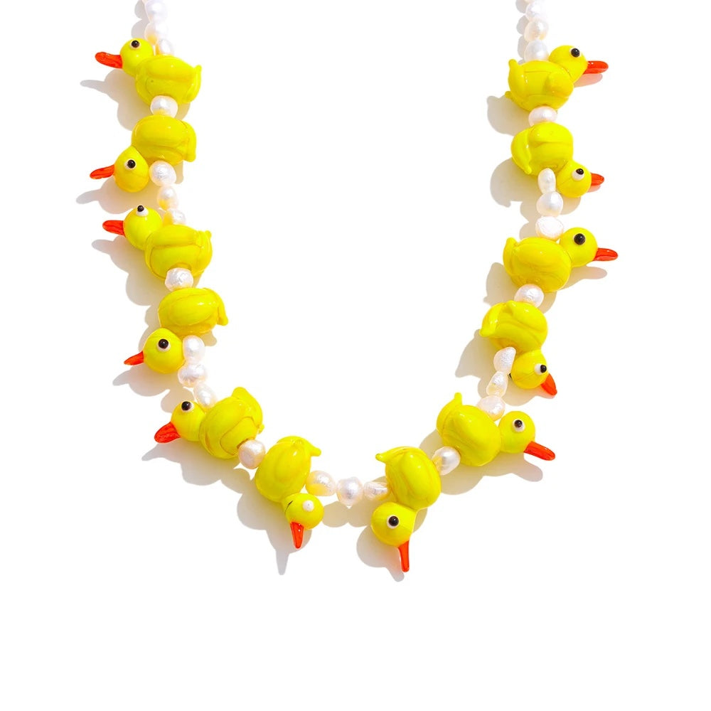 Natural freshwater pearl chain necklace - product image