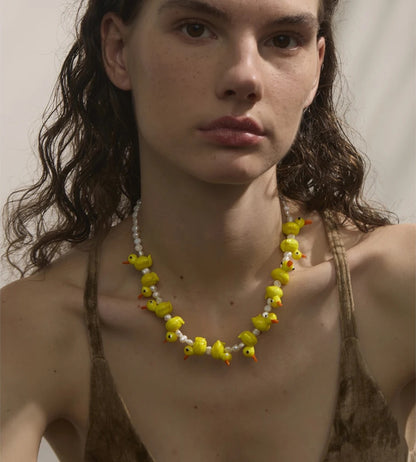 Natural freshwater pearl chain necklace - product image