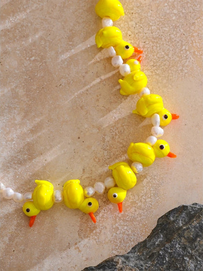 Natural freshwater pearl chain necklace - product image