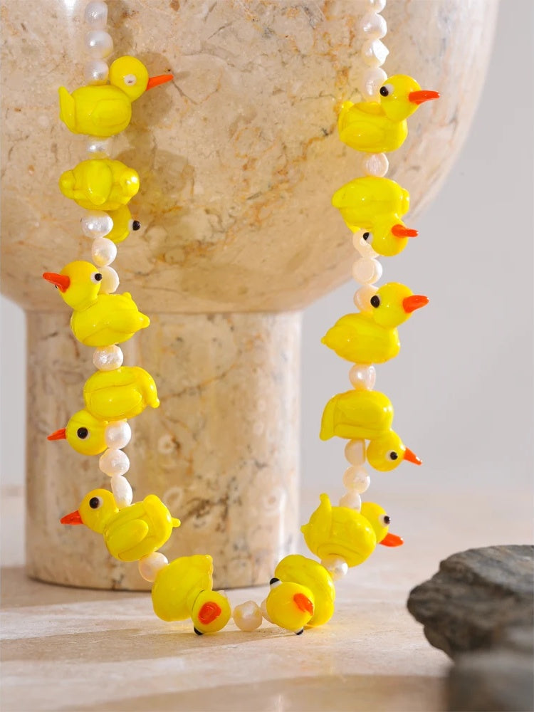 Natural freshwater pearl chain necklace - product image