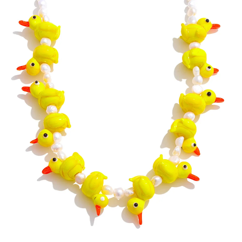 Natural freshwater pearl chain necklace - product image