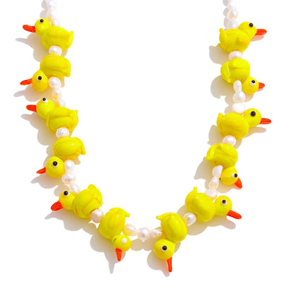 Natural freshwater pearl chain necklace - product image