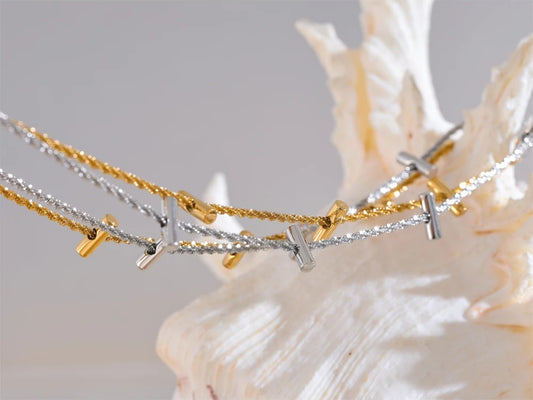 New style chain gold platinum necklace - product image