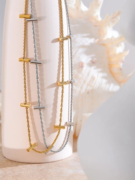 New style chain gold platinum necklace - product image