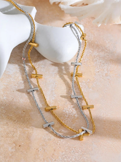 New style chain gold platinum necklace - product image