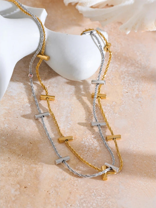 New style chain gold platinum necklace - product image