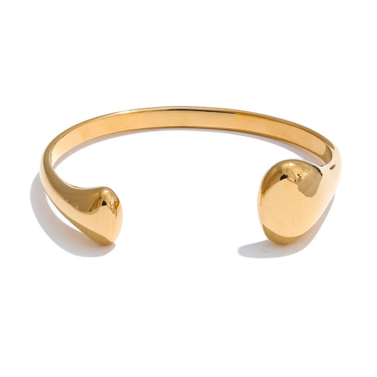 Open statement cuff bracelet bangle waterproof - product image