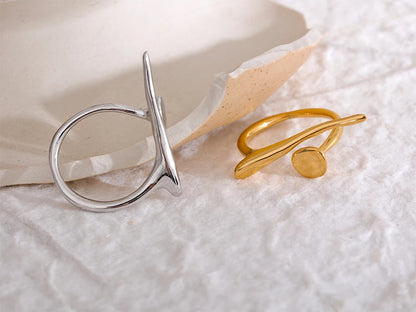 Personality minimalist classy contemporary ring - product image