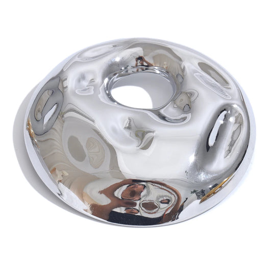 Personalized big round hammer brooch pin - product image