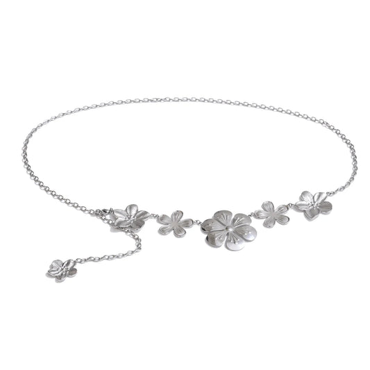 Petal flower plant waist chain belly belt - product image