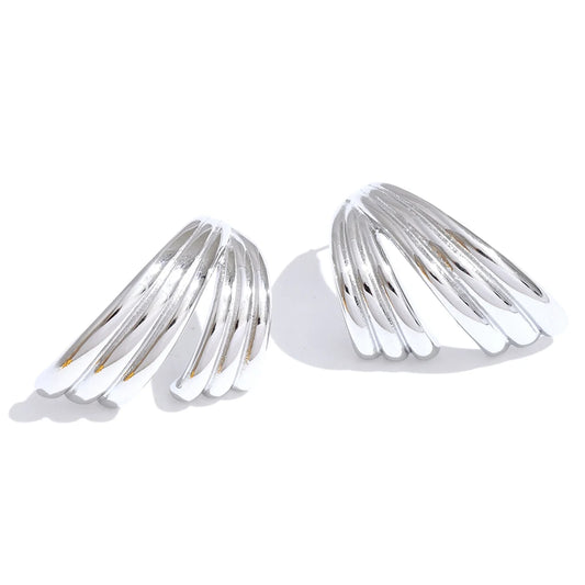 Popular layered contemporary push-back earrings - product image