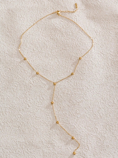 Popular stainless steel star y chain long necklace - product image