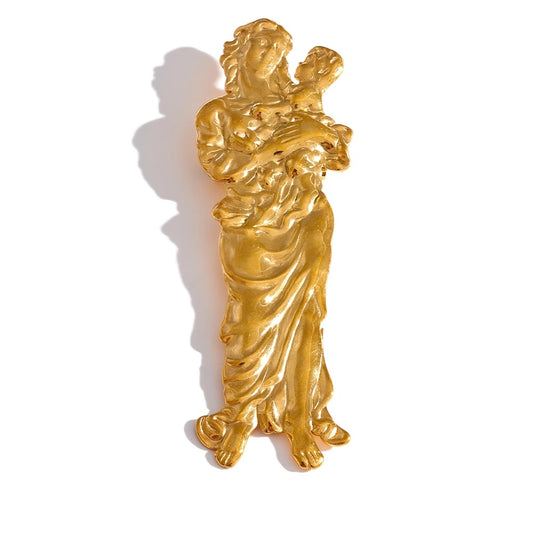 Religious minimalist brooch pin accessories - product image