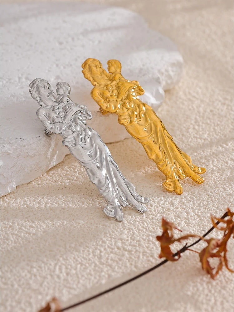 Religious minimalist brooch pin accessories - product image