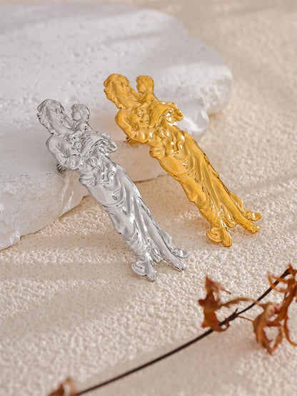 Religious minimalist brooch pin accessories - product image
