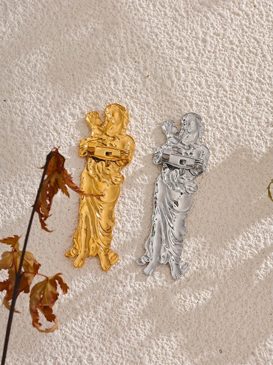 Religious minimalist brooch pin accessories - product image