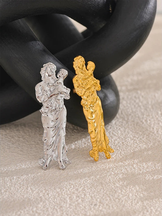 Religious minimalist brooch pin accessories - product image