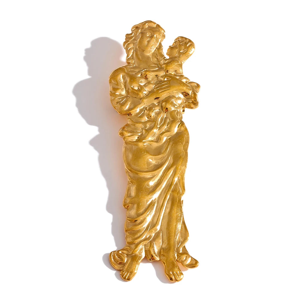 Religious minimalist brooch pin accessories - product image