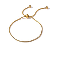 Retractable Snake Chain Contemporary Wrist Bracelet