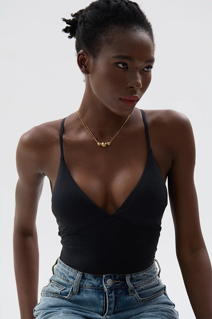 Round beads chain pendant necklace women fashion - product image