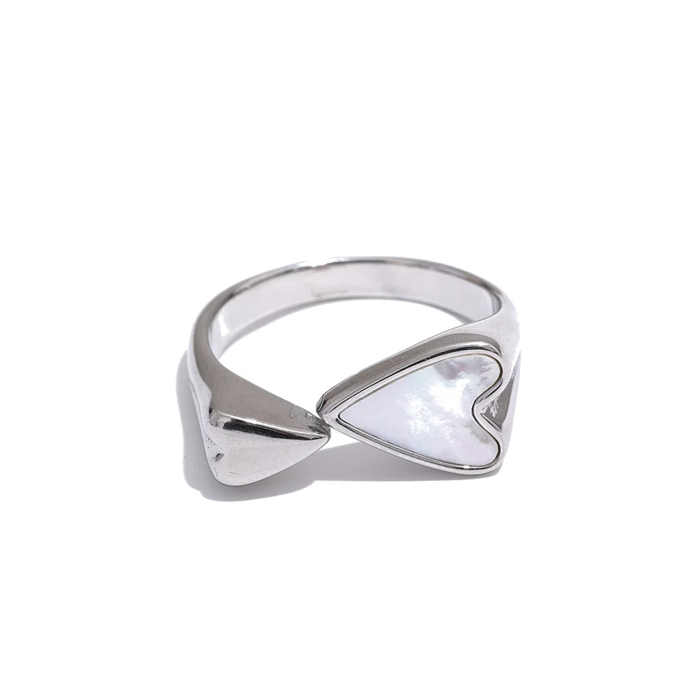 Shell acrylic stylish modern ring - product image