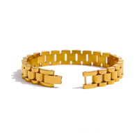 Simple Heavy Metal Chain Bracelet Unisex