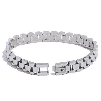 Simple heavy metal chain bracelet unisex - product image