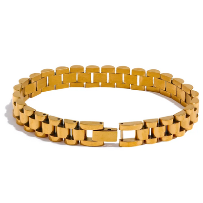 Simple heavy metal chain bracelet unisex - product image