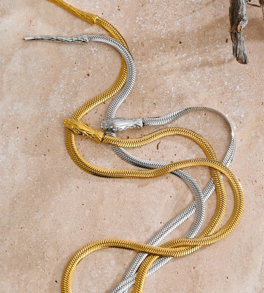 Snake chain adjustable pendant necklace - product image