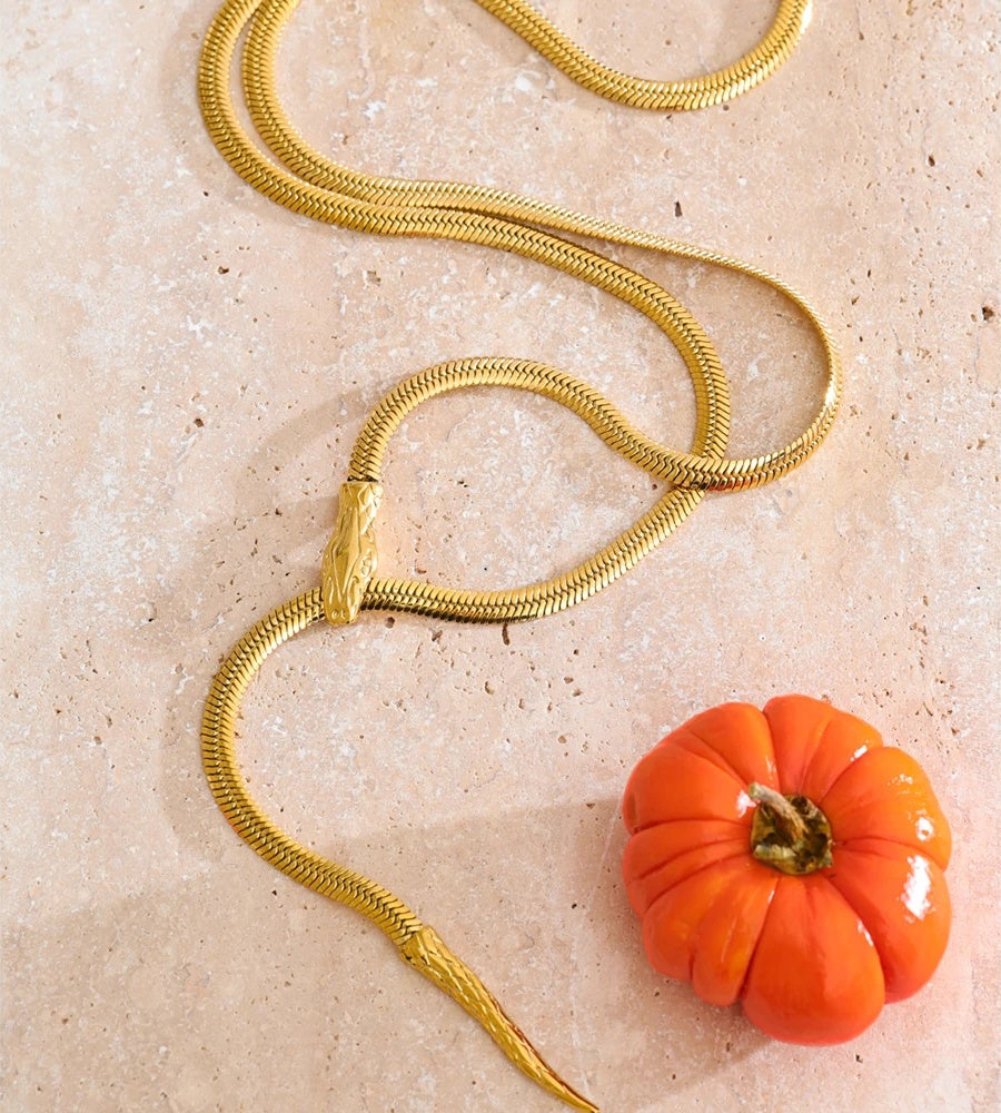 Snake chain adjustable pendant necklace - product image