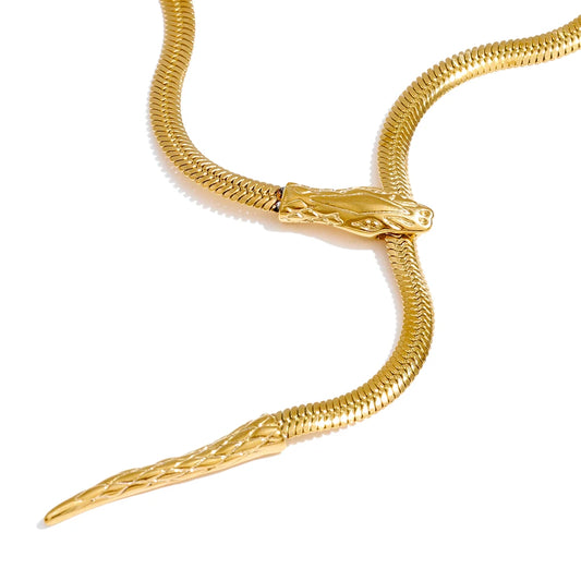 Snake chain adjustable pendant necklace - product image