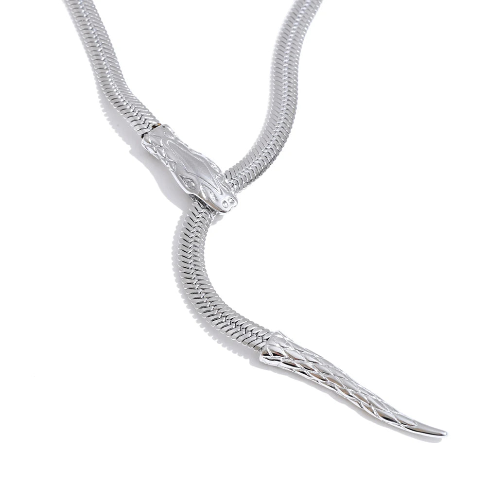Snake chain adjustable pendant necklace - product image