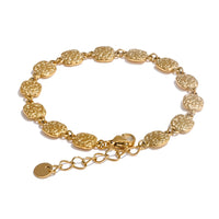 Square Chain Rust Proof Charm Wrist Bracelet