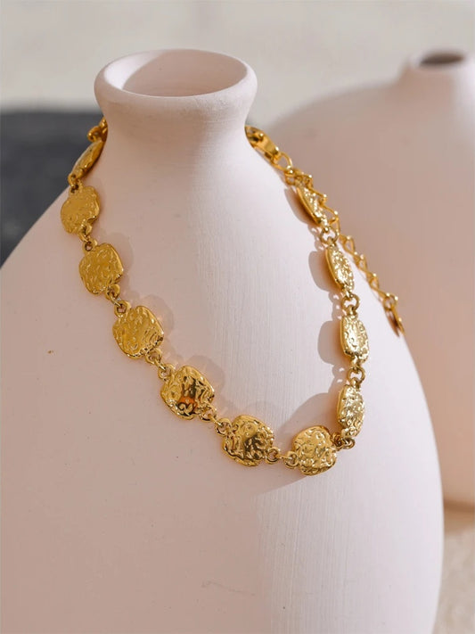 Square chain rust proof charm wrist bracelet - product image