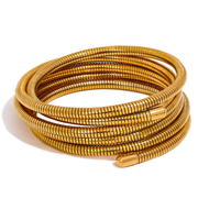 Stackable Multi-Layer Wrap Elastic Arm Bangle Bracelet