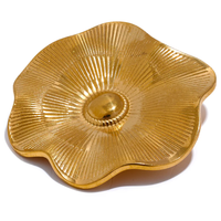 Stainless Steel Metal Flower Brooches