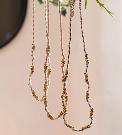 Stainless steel rope chain necklace - product image
