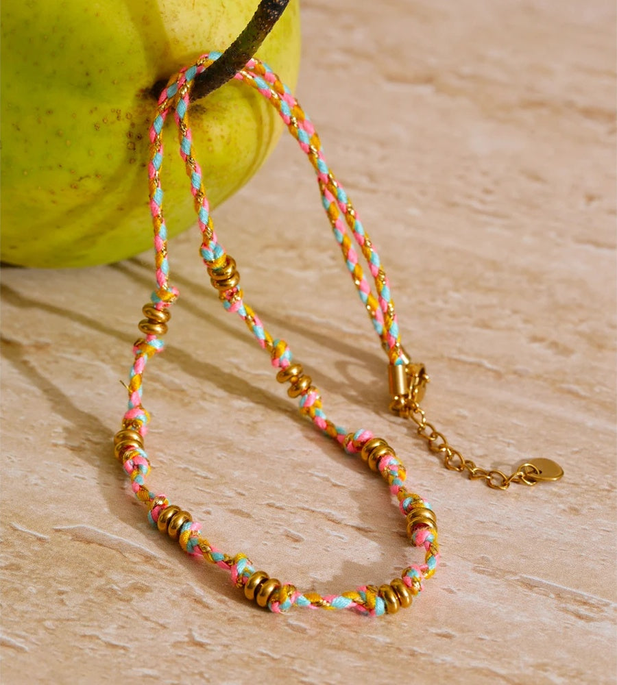 Stainless steel rope chain necklace - product image