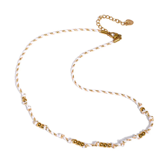 Stainless steel rope chain necklace - product image