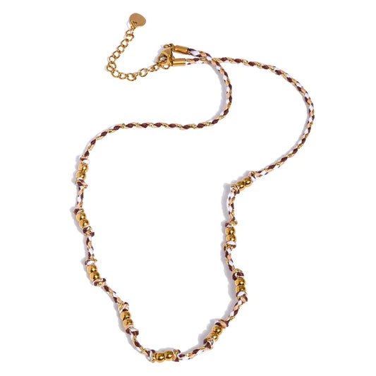 Stainless steel rope chain necklace - product image