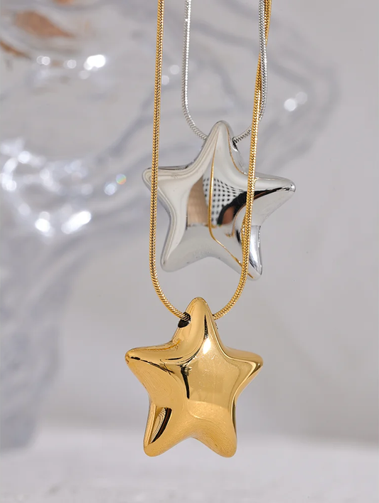 Star pendant fashion waterproof necklace - product image